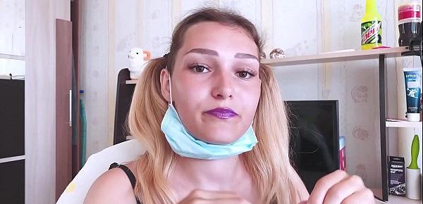  Practical Lesson of Blowjob and Sex for the Beautiful Blonde